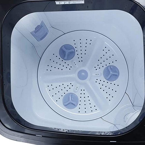 Godrej 8 Kg 5 Star Semi-Automatic Top Loading Washing Machine (WSEDGE ULT 80 5.0 DB2M CSBK, Crystal Black, Tri-Roto Scrub Pulsator) - Image 5